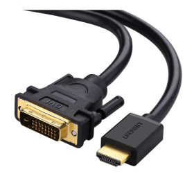 CABLE (สายจอมอนิเตอร์) UGREEN HDMI TO DVI 24+1 [10137] 5.0 METER