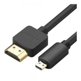 CABLE (สายจอมอนิเตอร์) UGREEN 30104 MICRO HDMI TO HDMI 3METER