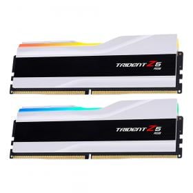 32GB (16GBx2) DDR5 6400MHz RAM (หน่วยความจำ) G.SKILL TRIDENT Z5 RGB (INTEL XMP) (MATTE WHITE) (F5-6400J3239G16GX2-TZ5RW)