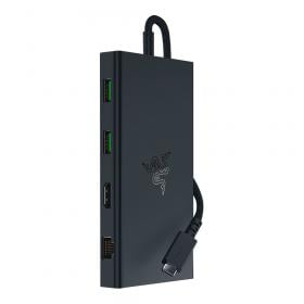 USB-C HUB (ยูเอสบีซีฮับ) RAZER USB-C DOCK (BLACK)