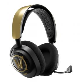 WIRELESS HEADSET (หูฟังไร้สาย) STEELSERIES ARCTIS NOVA 7 - WORLD OF WARCRAFT EDITION (BLACK-GOLD)