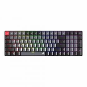 KEYBOARD (คีย์บอร์ด) SIGNO KB-723 MOBILUS (GREY-BLACK) (BLUE SWITCH MINI RGB EN/TH)