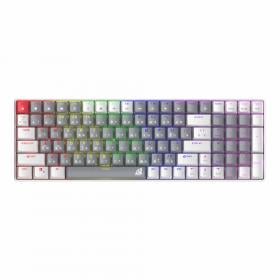 KEYBOARD (คีย์บอร์ด) SIGNO KB-723 MOBILUS (GREY-WHITE) (BROWN SWITCH MINI RGB EN/TH)
